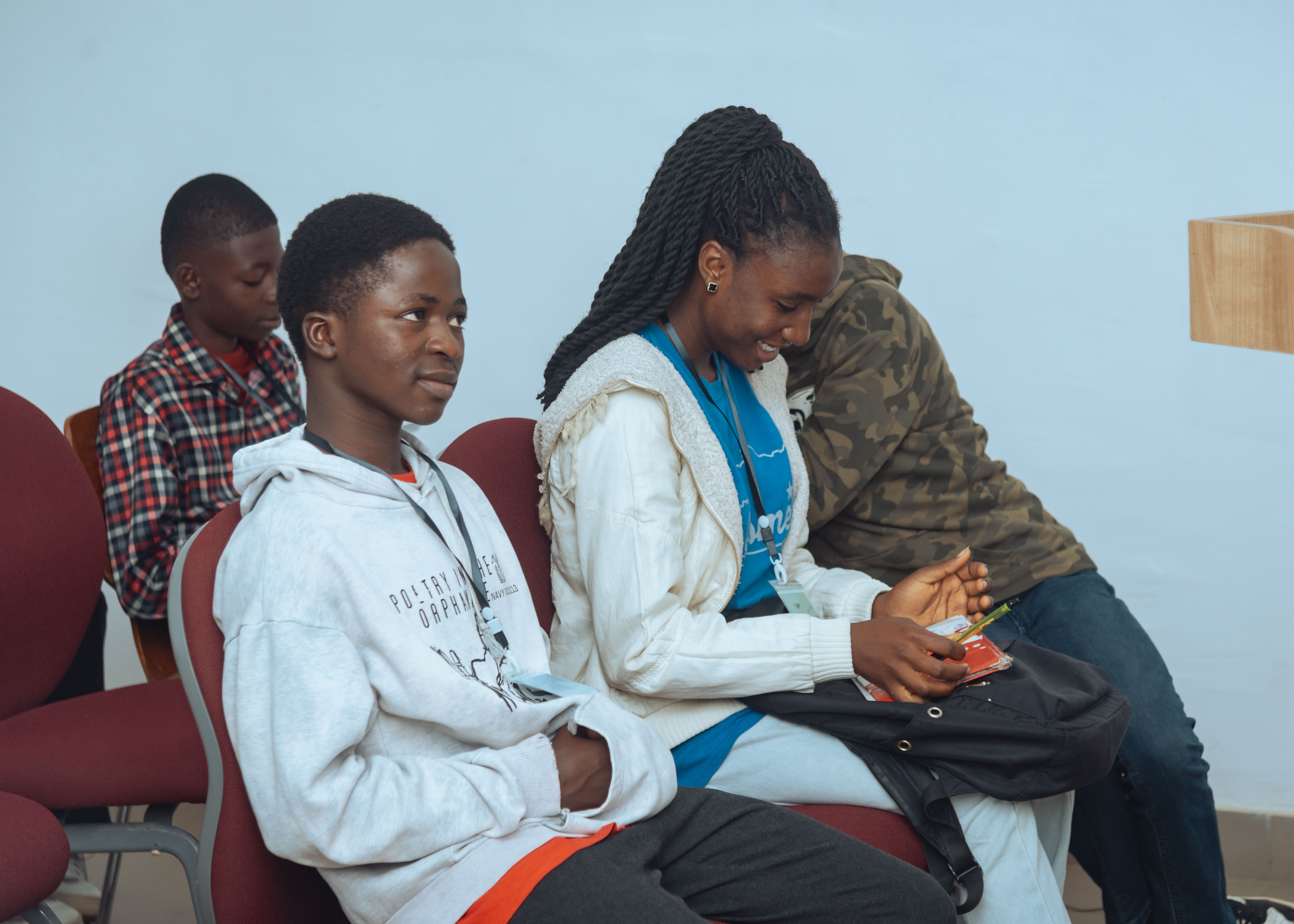 Teens engaged in transformational learning